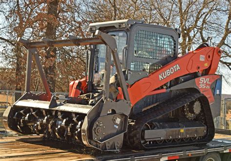 kubota skid steer forestry mulcher|used skid steer forestry mulcher.